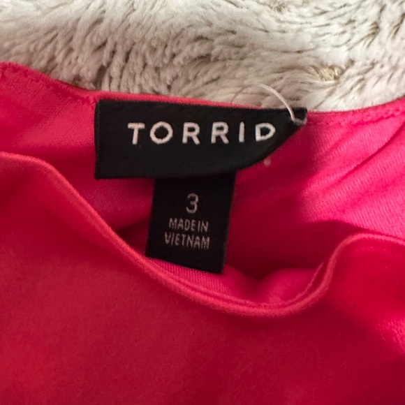 Torrid Hot Pink Satin Sleeveless Corset Top - Picture 6 of 14